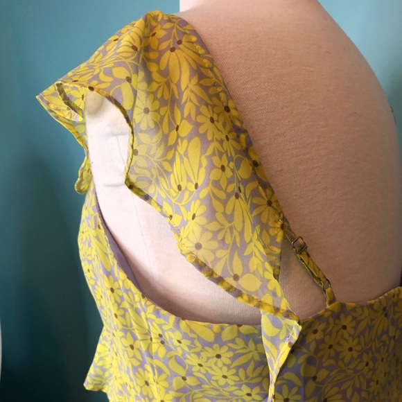 Nanette Lepore size 14 spring floral midi dress - Picture 6 of 11